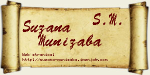 Suzana Munižaba vizit kartica